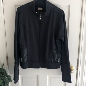 LAST CALL BEFORE THREDUP! 
Catherine Malandrino Black Athleisure Type Jacket
